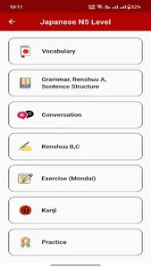 Nihongo Myanmar screenshot 18