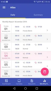 Atlas Time Attendance screenshot 1