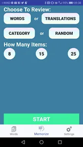 Memo cards screenshot 0