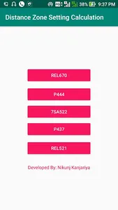 Distance Zone Setting Calculat screenshot 0