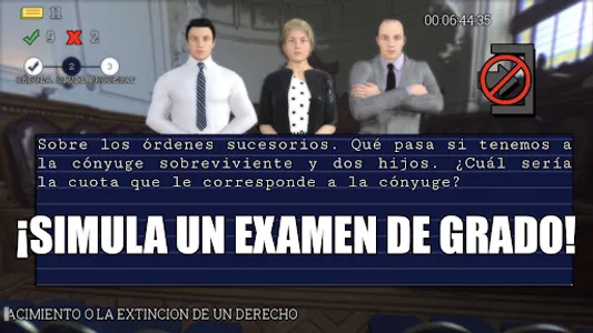 Evaluador de Derecho screenshot 0