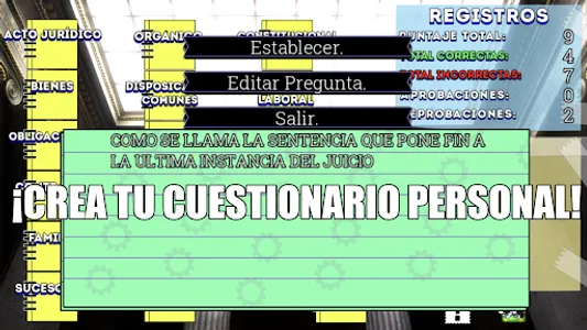 Evaluador de Derecho screenshot 5