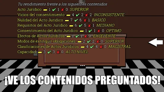 Evaluador de Derecho screenshot 7