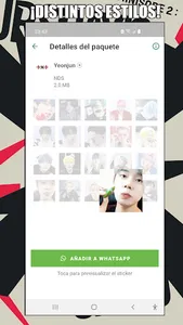 Stickers TXT animados screenshot 2