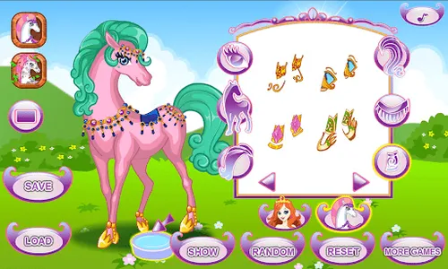 White Horse Princess Dress Up screenshot 12