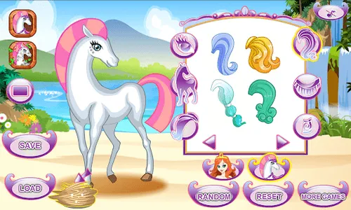 White Horse Princess Dress Up screenshot 13