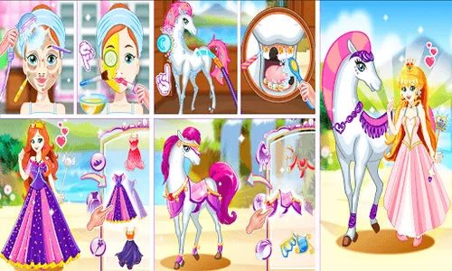 White Horse Princess Dress Up screenshot 16