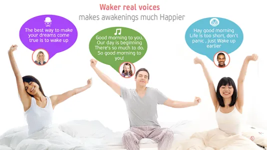 Waker: Wake Up With Cool Voice screenshot 0