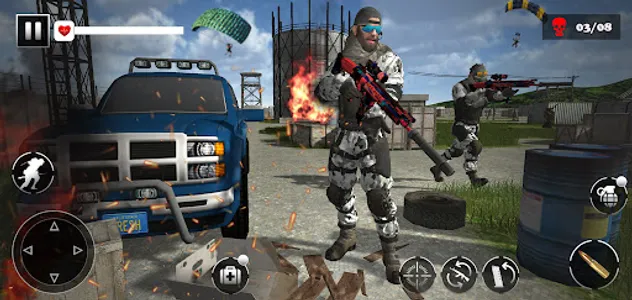 Gun Games 3D: Offline strike screenshot 6