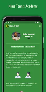 Ninja Tennis Academy screenshot 11