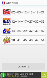 PiLotto - Philippine Lotto screenshot 2