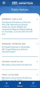 GIAA - Guam Airport App screenshot 1