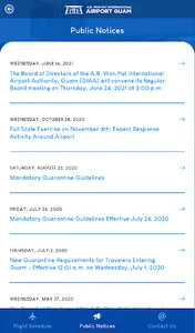 GIAA - Guam Airport App screenshot 5