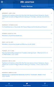 GIAA - Guam Airport App screenshot 9
