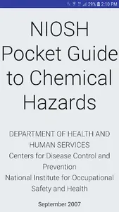 NIOSH Mobile Pocket Guide screenshot 4