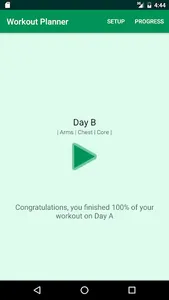 Workout Planner screenshot 0