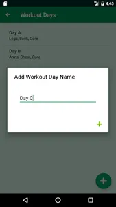 Workout Planner screenshot 1