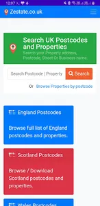 Zestate UK Real Estate Search screenshot 0