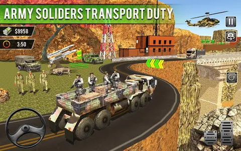 US Army Truck Driver Sim 3D screenshot 6