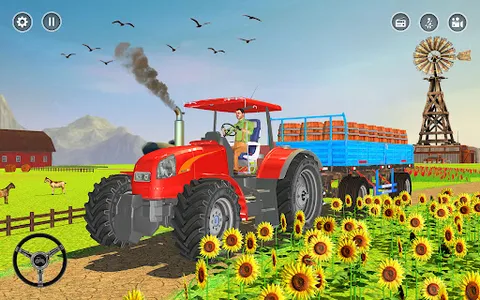 Big Tractor Farmig Sim 3D screenshot 11