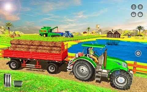 Big Tractor Farmig Sim 3D screenshot 3