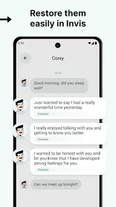 Invis: Restore deleted message screenshot 1