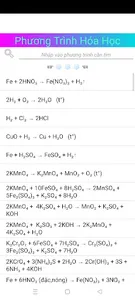 1001 Phương trình hóa học screenshot 8