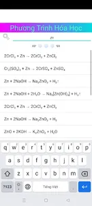 1001 Phương trình hóa học screenshot 9