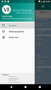 Septimanapp screenshot 1