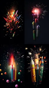 Fireworks Simulator Diwali Sim screenshot 1