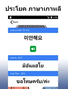 Korean sentence screenshot 2
