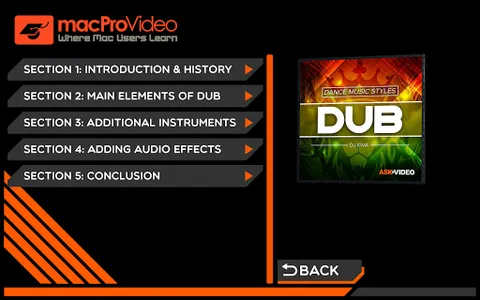 DUB Dance Music Styles Course screenshot 1