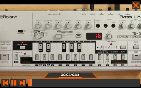 Roland Boutique 104 - TB03 Exp screenshot 2