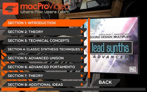 Adv Lead Synths Course by macP screenshot 1