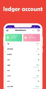 MobiKhata Ledger Book Account screenshot 0