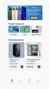 nopCommerce mobile application screenshot 0