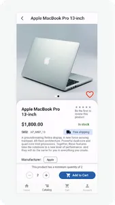 nopCommerce mobile application screenshot 1