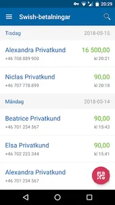 Nordea Swish Företag screenshot 1