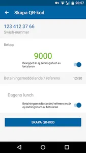 Nordea Swish Företag screenshot 2