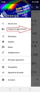 Korean English Spanish French screenshot 2