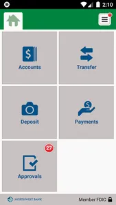 Northwest Bank Mobile Business screenshot 2