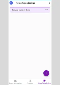 Anotações: Bloco de Notas screenshot 1
