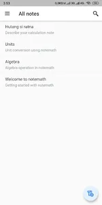 Note math - calculator as a no screenshot 0