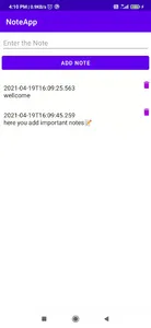 NoteApp screenshot 1