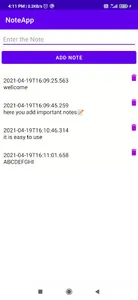 NoteApp screenshot 2