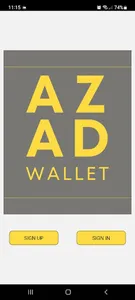 Azad Wallet screenshot 0