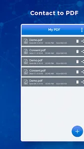 Contacts To PDF - Phone Contac screenshot 0