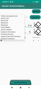 Cálculo Vectorial Básico screenshot 1