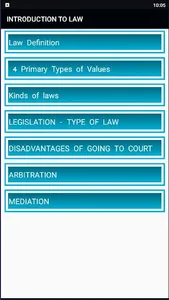 Introduction to law screenshot 0