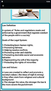 Introduction to law screenshot 1